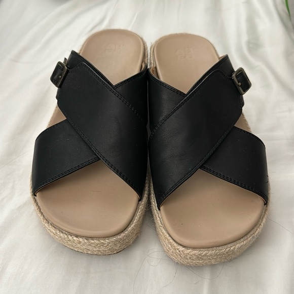ABEO slip on wedge sandals - Picture 1 of 5